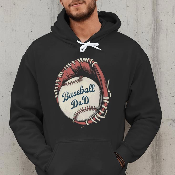 Baseball Dad Softball Glove And Ball Men Hoodie Baseball Dad Softball Glove And Ball Men Hoodie