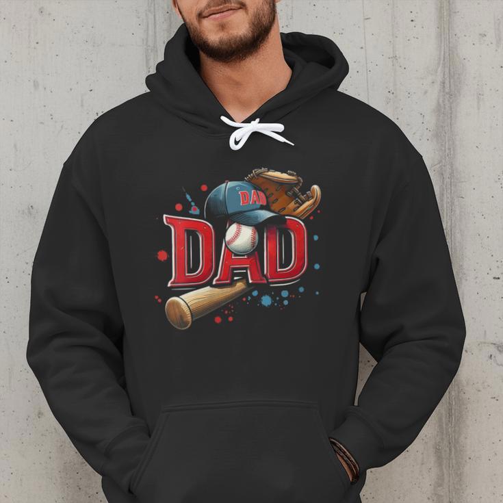 Baseball Dad Sport Fan Father Men Baseball Fathers Day Men Hoodie Baseball Dad Sport Fan Father Men Baseball Fathers Day Men Hoodie