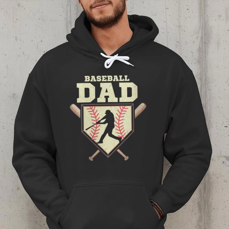 Baseball Dad Sport Fan Father Men Hoodie