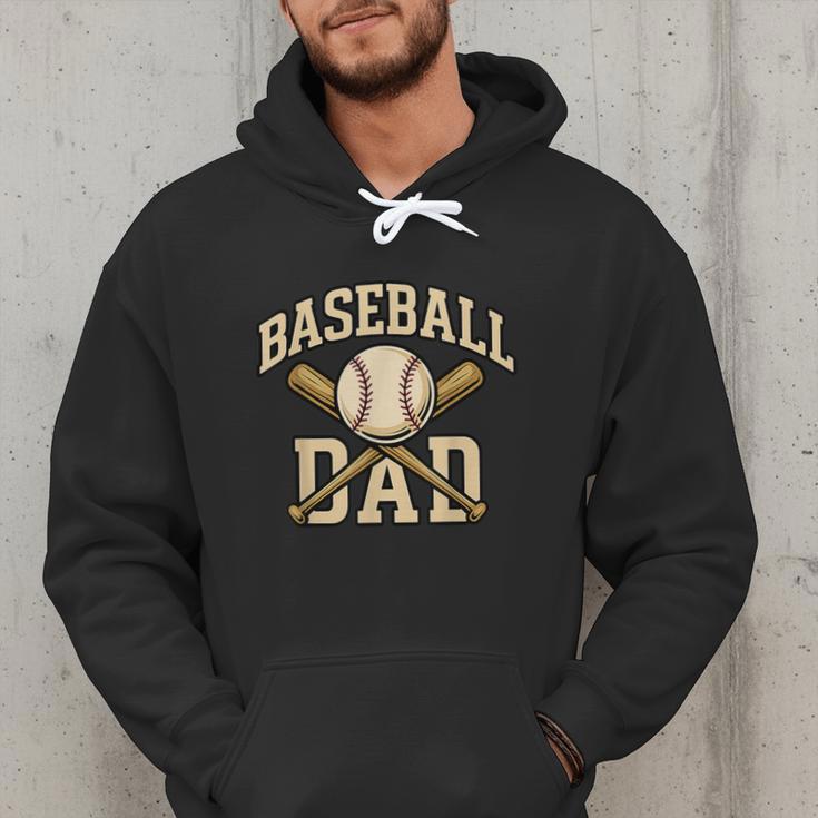 Baseball Dad Sports With Bats And Ball Graphic Men Hoodie Baseball Dad Sports With Bats And Ball Graphic Men Hoodie