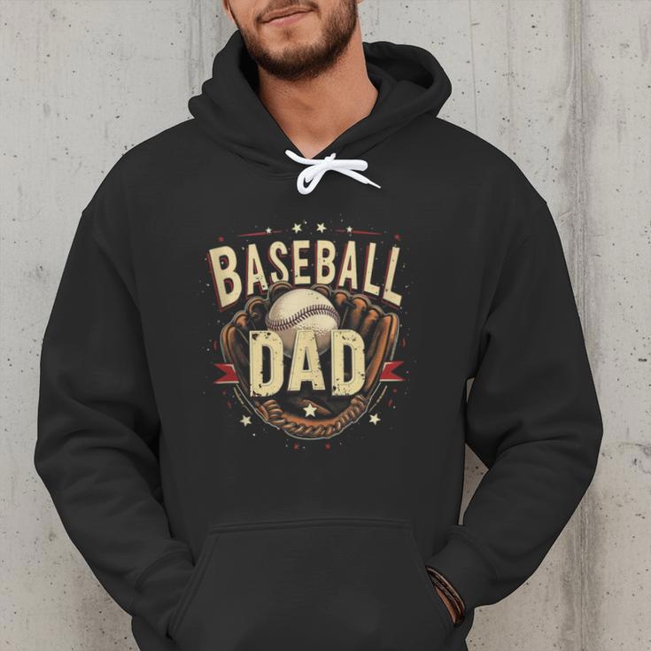 Baseball Dad Vintage Men Hoodie Baseball Dad Vintage Men Hoodie