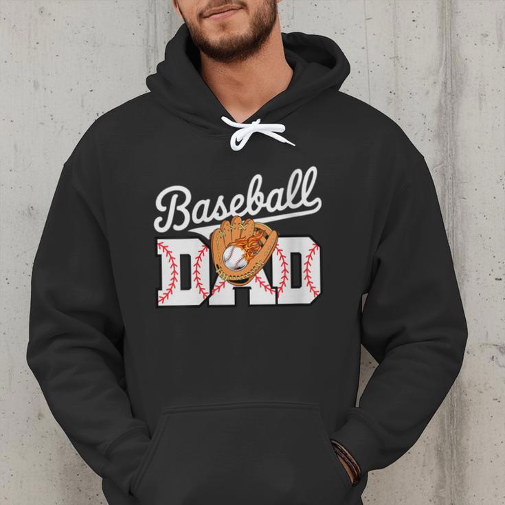 Baseball Dad Vintage Sports Fathers Day Baseball Fan Men Hoodie Baseball Dad Vintage Sports Fathers Day Baseball Fan Men Hoodie