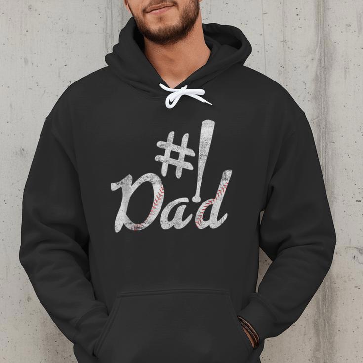 Baseball Player Dad Papa Fathers Day Number One Baseball Dad Men Hoodie Baseball Player Dad Papa Fathers Day Number One Baseball Dad Men Hoodie