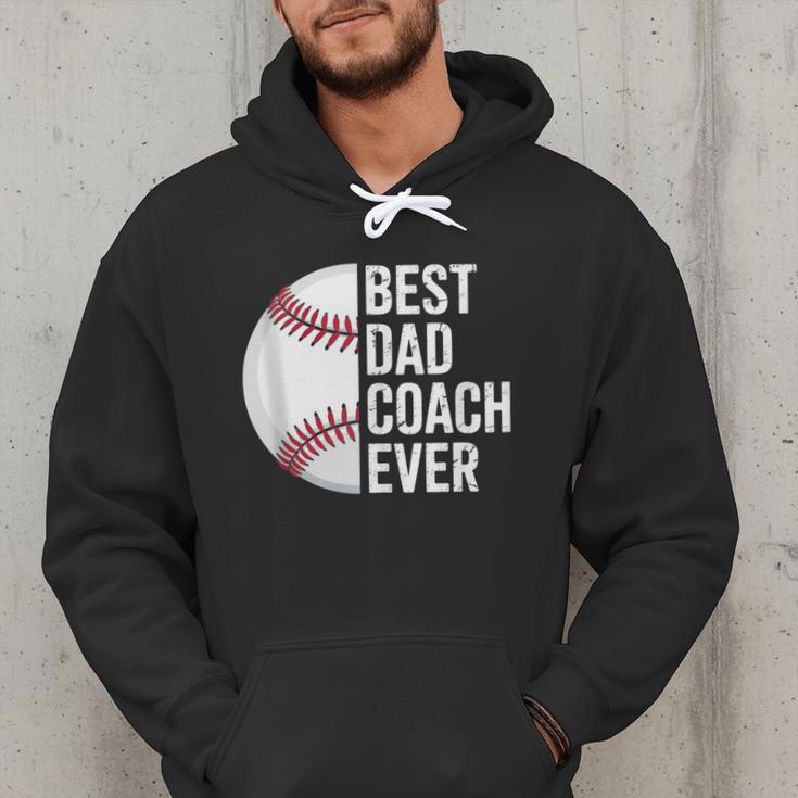 Best Baseball Dad Coach Ever Retro Father Baseball Coach Dad Men Hoodie Best Baseball Dad Coach Ever Retro Father Baseball Coach Dad Men Hoodie