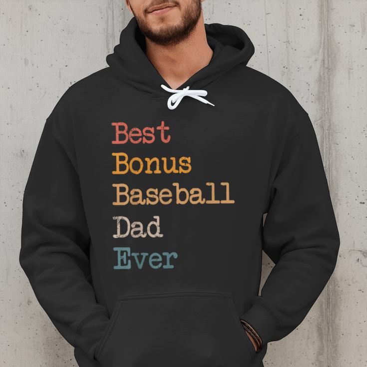 Best Bonus Baseball Dad Ever Softball Stepdad From Daughter Men Hoodie Best Bonus Baseball Dad Ever Softball Stepdad From Daughter Men Hoodie