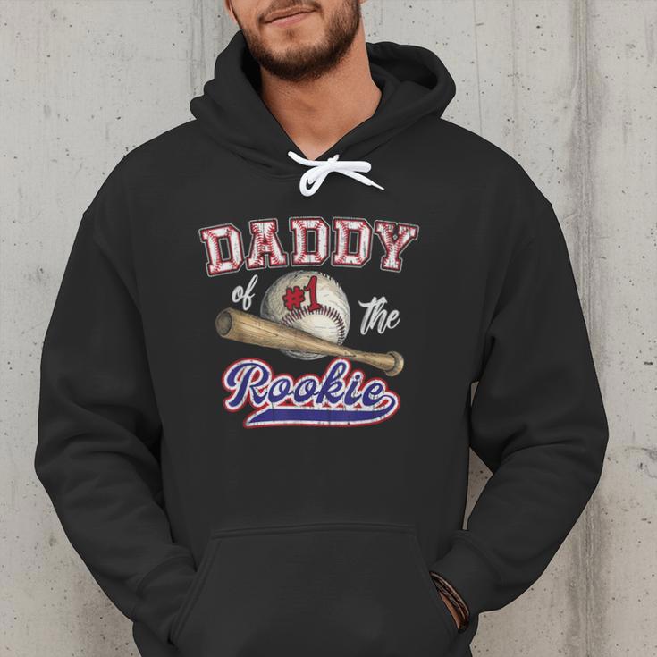Birthday Baseball Dad Daddy Of The 1st One Rookie Vintage Men Hoodie Birthday Baseball Dad Daddy Of The 1st One Rookie Vintage Men Hoodie