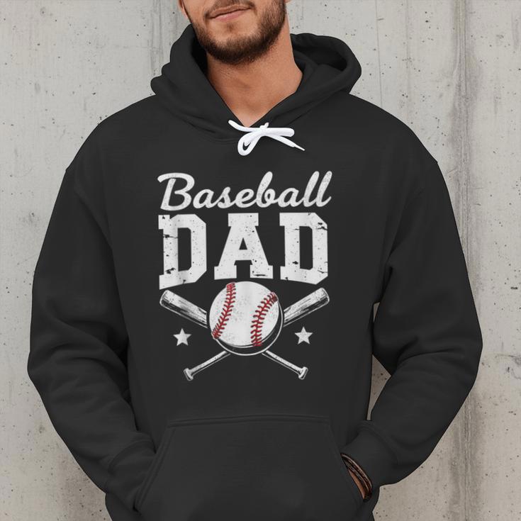 Fathers Cute Vintage Baseball Dad Sport Lovers Batter Player Men Hoodie Fathers Cute Vintage Baseball Dad Sport Lovers Batter Player Men Hoodie