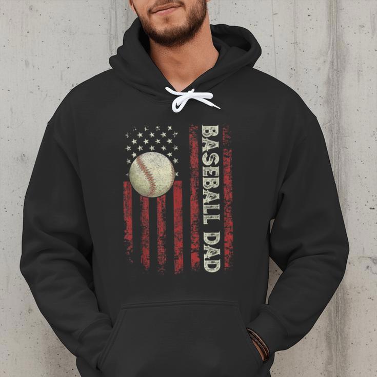 Fathers Day Baseball Dad USA Flag For Dad Men Baseball Men Hoodie Fathers Day Baseball Dad USA Flag For Dad Men Baseball Men Hoodie