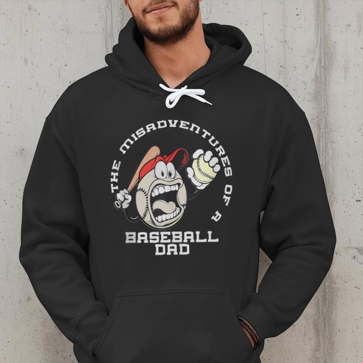 The Misadventures Of A Baseball Dad Men Hoodie