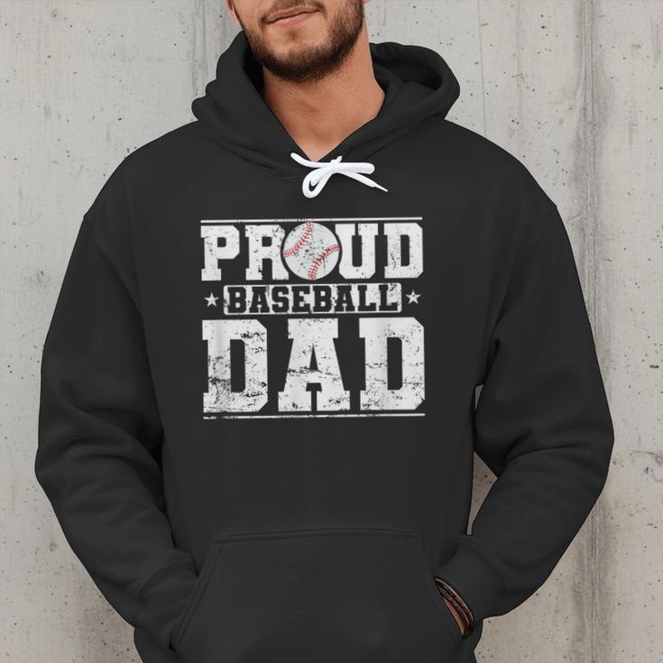 Proud Baseball Dad Sports Father Baseball Fan Men Hoodie Proud Baseball Dad Sports Father Baseball Fan Men Hoodie