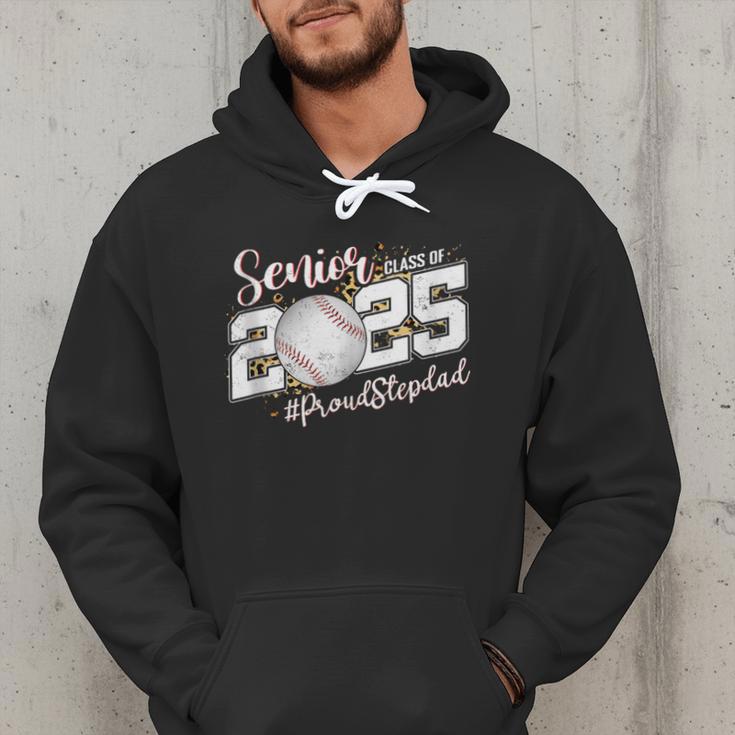 Proud Stepdad Of A 2025 Senior Baseball Dad Graduation Men Hoodie Proud Stepdad Of A 2025 Senior Baseball Dad Graduation Men Hoodie