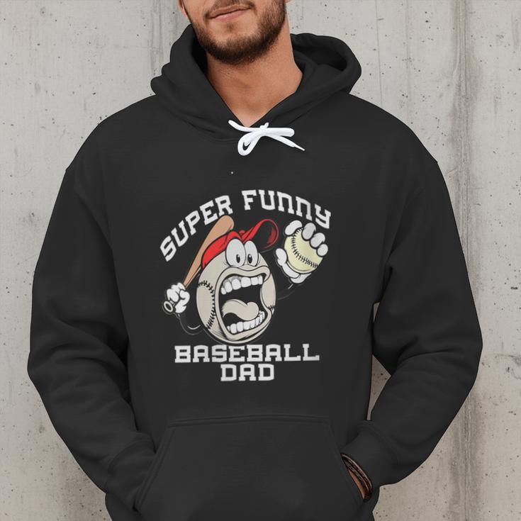 Super Baseball Dad Men Hoodie Super Baseball Dad Men Hoodie