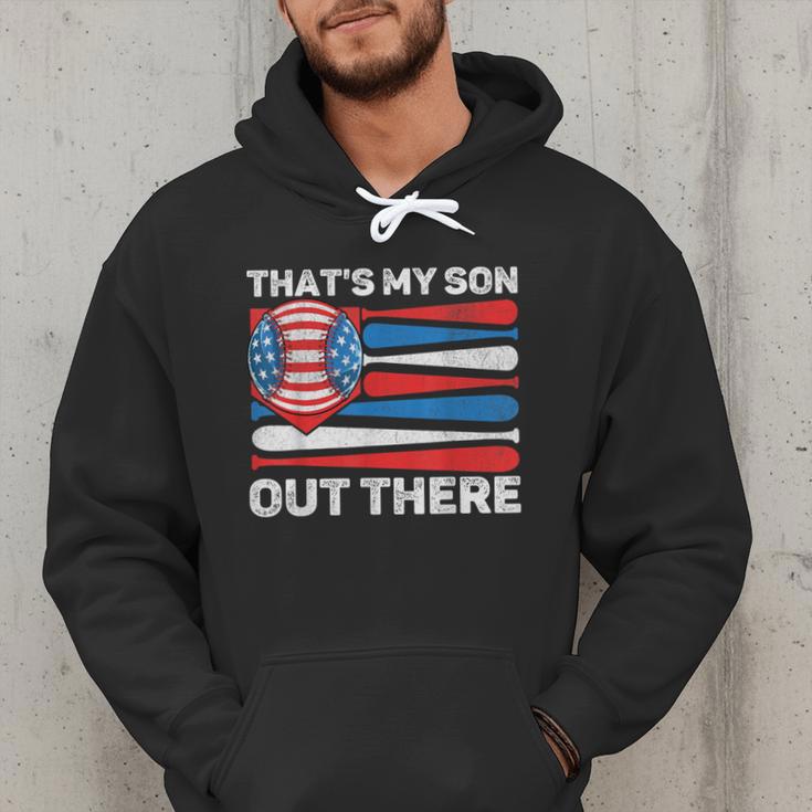That's My Son Out There Baseball Dad For Men 4th Of July Men Men Hoodie That's My Son Out There Baseball Dad For Men 4th Of July Men Men Hoodie