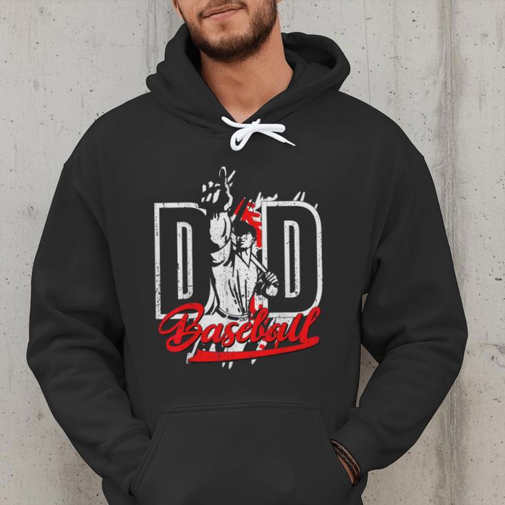 Vintage Baseball Dad Daddy Father's Day Clothing Men Hoodie Vintage Baseball Dad Daddy Father's Day Clothing Men Hoodie