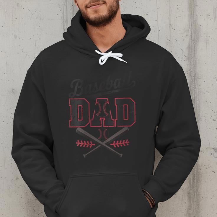 Vintage Baseball Dad Fathers Day Daddy Toddler Kids Boys Men Hoodie Vintage Baseball Dad Fathers Day Daddy Toddler Kids Boys Men Hoodie