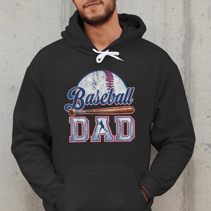 Vintage Baseball Dad Happy Fathers Day For Men Sports Lovers Men Hoodie Vintage Baseball Dad Happy Fathers Day For Men Sports Lovers Men Hoodie