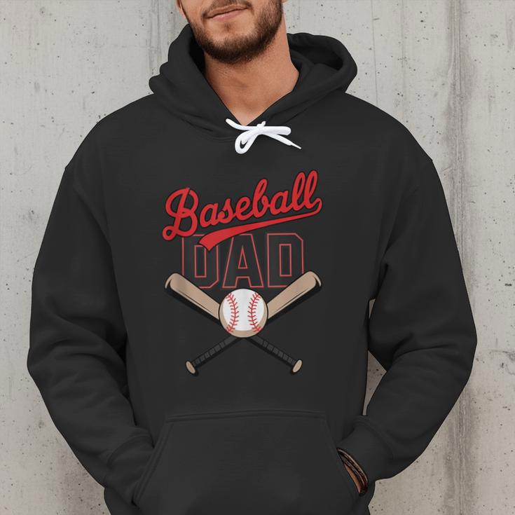 Vintage Baseball Dad Matching Family Father's Day Humor Dad Men Hoodie