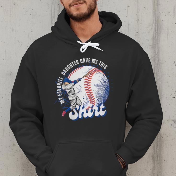 Vintage Baseball Dad Tee My Favorite Daughter Gave Me This Men Hoodie Vintage Baseball Dad Tee My Favorite Daughter Gave Me This Men Hoodie