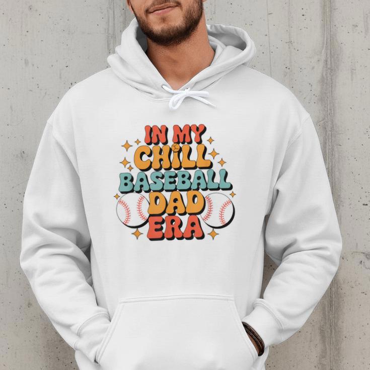 Baseball In My Chill Baseball Dad Era Retro Bright Vibes Men Hoodie