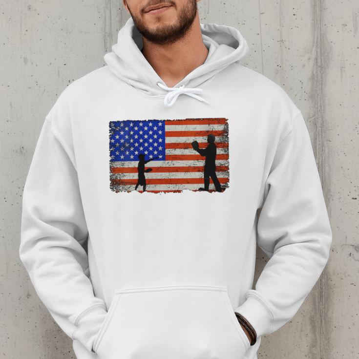Baseball Coach Baseball Dad American Flag Men Hoodie Baseball Coach Baseball Dad American Flag Men Hoodie