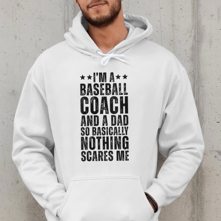 Baseball Coach And A Dad So Basically Baseball Dad Men Hoodie