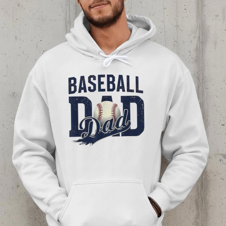 Baseball Dad Daddy Papa Men Hoodie