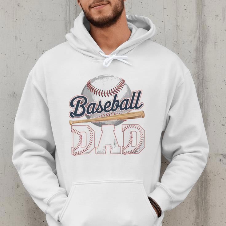 Baseball Dad Father's Day Sports Baseball Lover Premium Men Hoodie