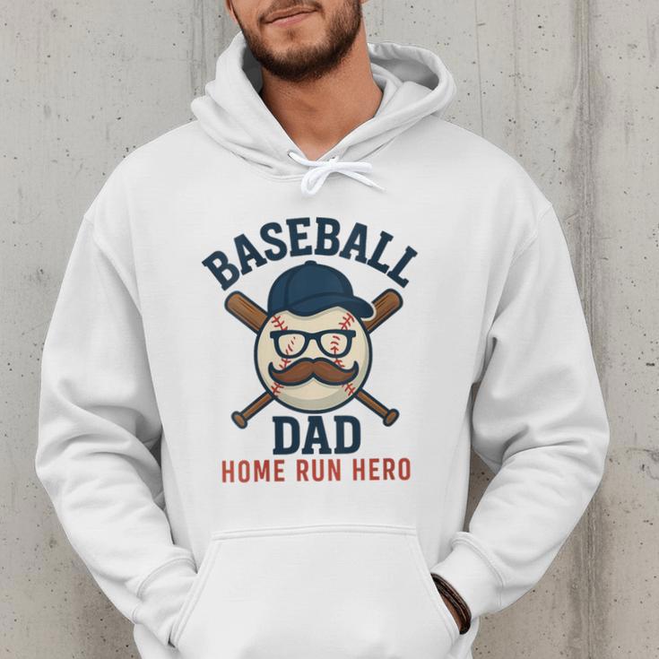 Baseball Dad Home Run Hero For Sports Dad Coach Men Hoodie Baseball Dad Home Run Hero For Sports Dad Coach Men Hoodie