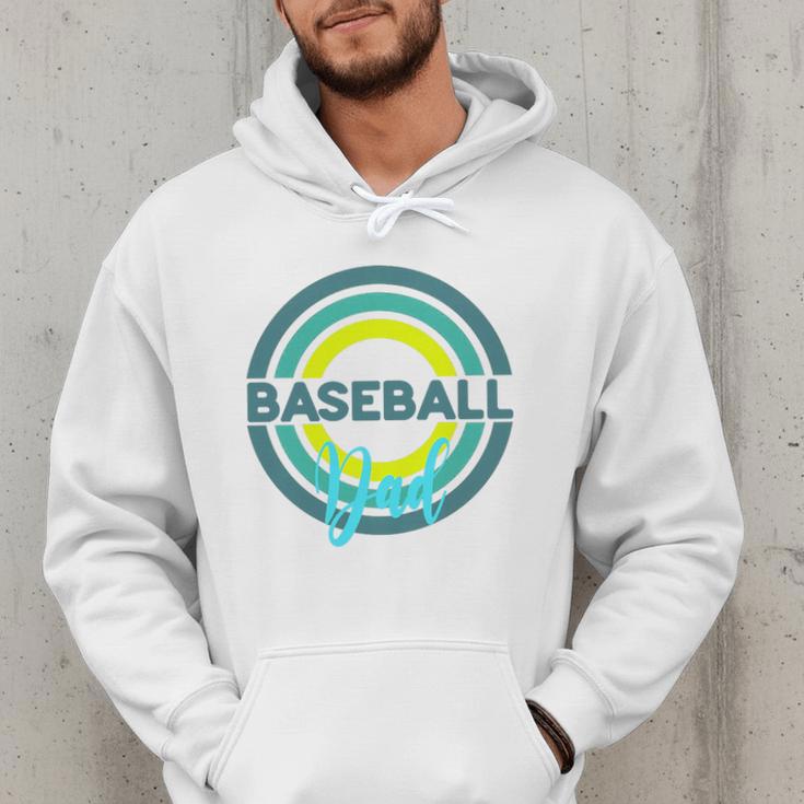 Baseball Dad With Modern Baseball Circles Premium Tri-Blend Men Hoodie Baseball Dad With Modern Baseball Circles Premium Tri-Blend Men Hoodie