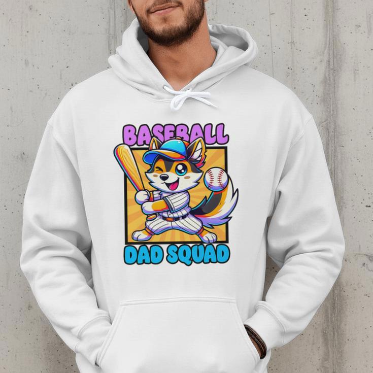 Baseball Dad Squad Fox On The Bat Premium Men Hoodie Baseball Dad Squad Fox On The Bat Premium Men Hoodie