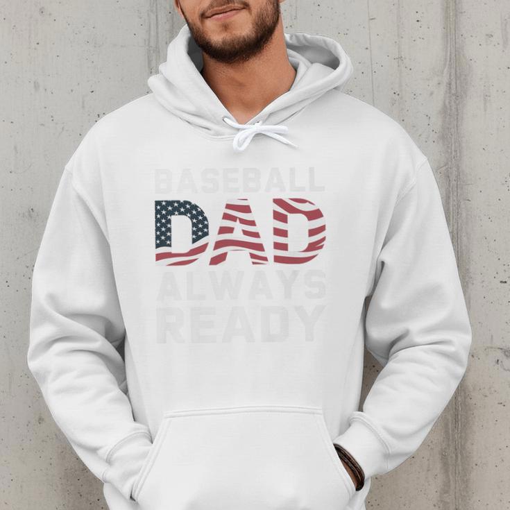 Homerun Baseball Dad Baseball Lovers Father Fathers Day Premium Men Hoodie