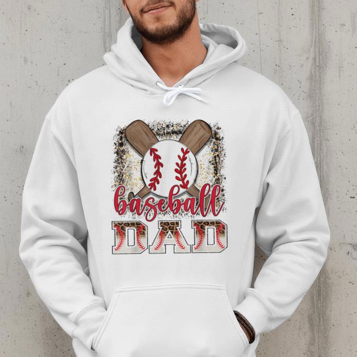 Retro Baseball Dad Leopard Proud Ball Dad Men Hoodie Retro Baseball Dad Leopard Proud Ball Dad Men Hoodie