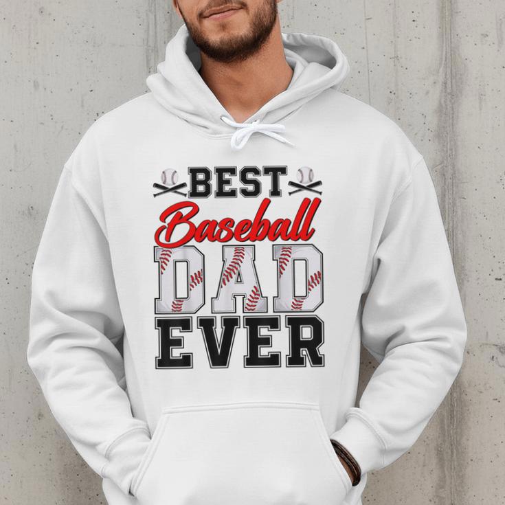 Retro Best Baseball Dad Ever Daddy Happy Fathers Day Men Men Hoodie Retro Best Baseball Dad Ever Daddy Happy Fathers Day Men Men Hoodie