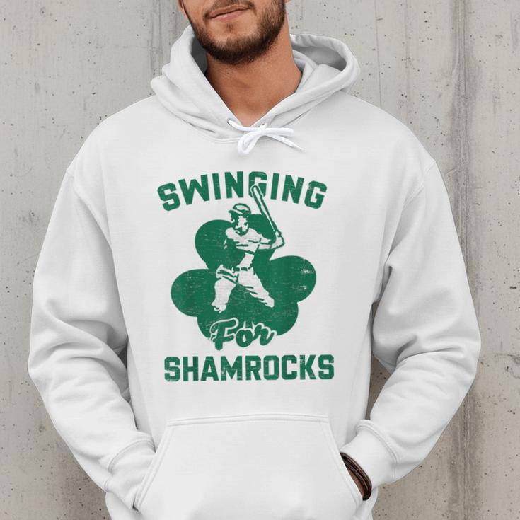 Shamrock Baseball Dad St Patricks Irish Ireland St Paddys Men Hoodie Shamrock Baseball Dad St Patricks Irish Ireland St Paddys Men Hoodie