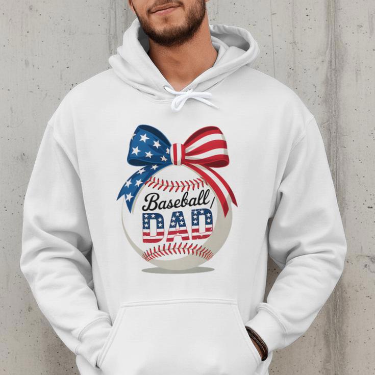 Vintage Baseball Dad Patriotic USA Flag 4th Of July Fathers Premium Men Hoodie Vintage Baseball Dad Patriotic USA Flag 4th Of July Fathers Premium Men Hoodie