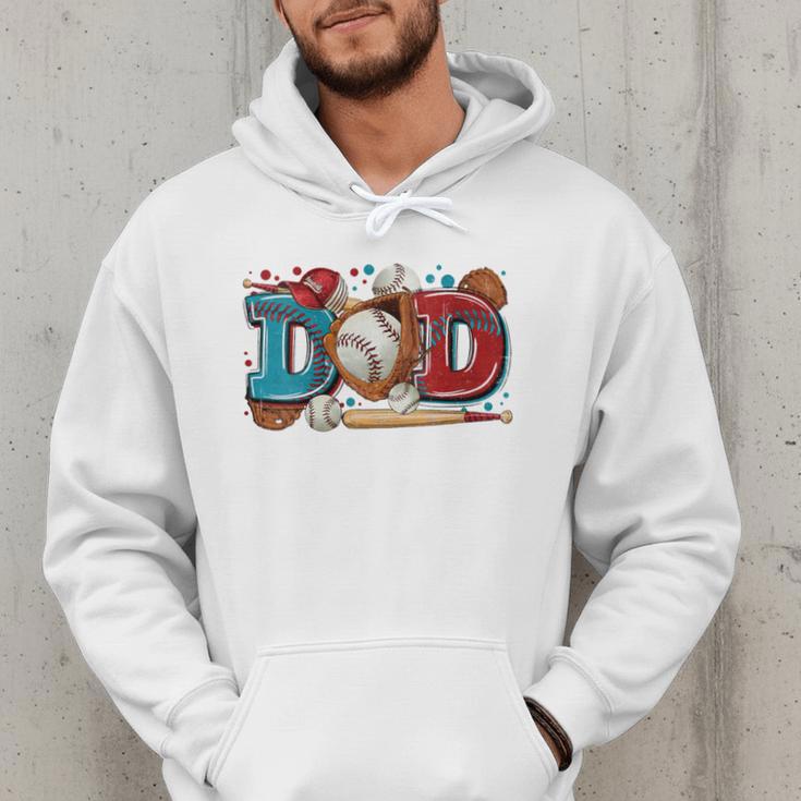 Women's Baseball Dad Father's Day Softball Baseball Player Coach Men Men Hoodie Women's Baseball Dad Father's Day Softball Baseball Player Coach Men Men Hoodie