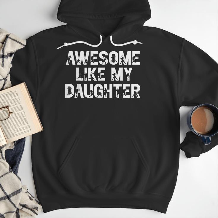 Awesome Like My Daughter Baseball Dad Father's Day Men Hoodie Awesome Like My Daughter Baseball Dad Father's Day Men Hoodie