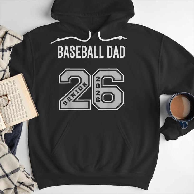 BASEBALL DAD 2026 SENIOR BASEBALL DAD SENIOR CLASS 26 Men Hoodie BASEBALL DAD 2026 SENIOR BASEBALL DAD SENIOR CLASS 26 Men Hoodie