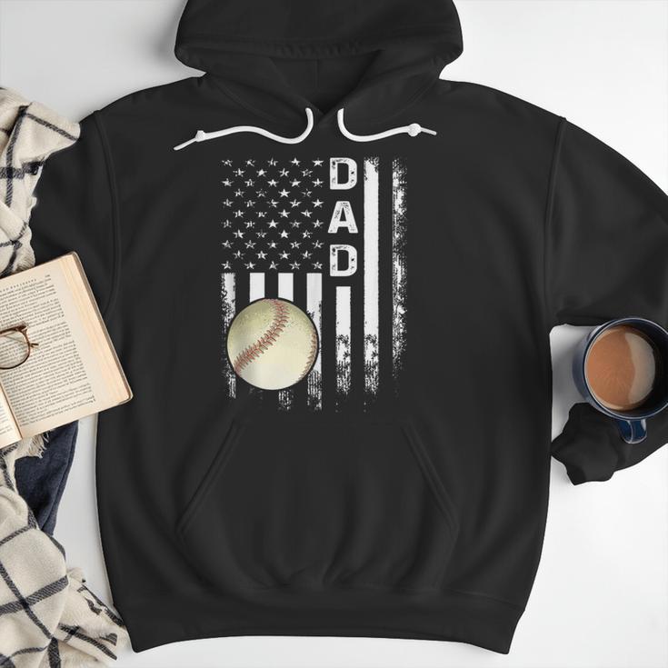 Baseball Dad America Flag Vintage Christmas Xmas Men Hoodie Baseball Dad America Flag Vintage Christmas Xmas Men Hoodie