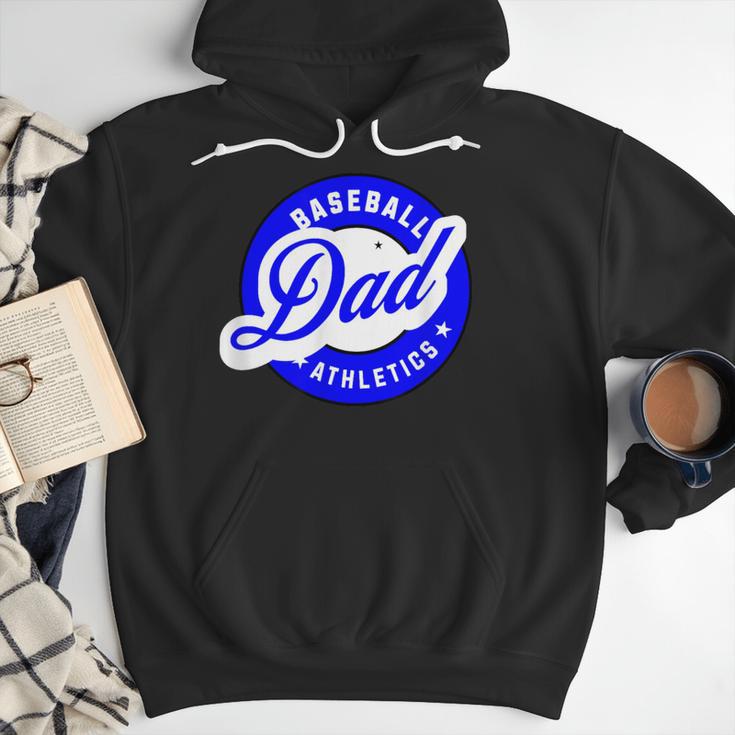 Baseball Dad Athletics For The Dad Who Loves Baseball Games Men Hoodie