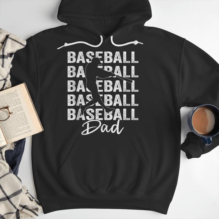 Baseball Dad Baseball Bat Sports Father's Day Men Men Hoodie Baseball Dad Baseball Bat Sports Father's Day Men Men Hoodie
