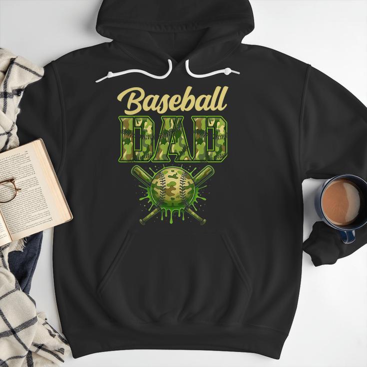 Baseball Dad Camo Ice Cream Baseball Father's Day Men Hoodie Baseball Dad Camo Ice Cream Baseball Father's Day Men Hoodie