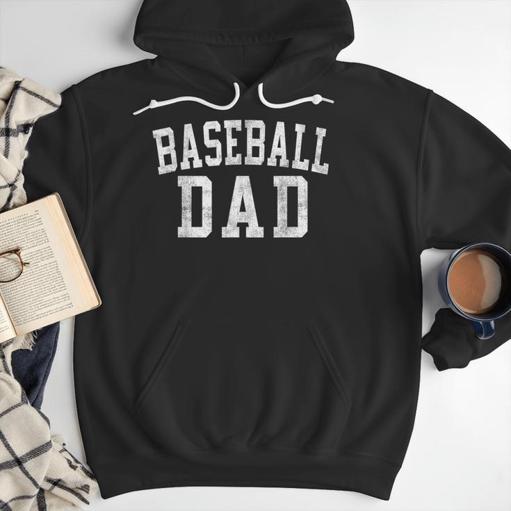 Baseball Dad Classic Bold Font Father's Day Daddy Men Hoodie Baseball Dad Classic Bold Font Father's Day Daddy Men Hoodie