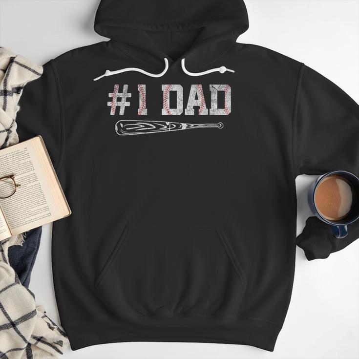 Baseball Dad Daddy Father's Day Number One Baseball Dad Men Hoodie Baseball Dad Daddy Father's Day Number One Baseball Dad Men Hoodie