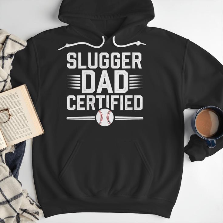 Baseball Dad Father Fathers Day Baseball Lovers Homerun Men Hoodie