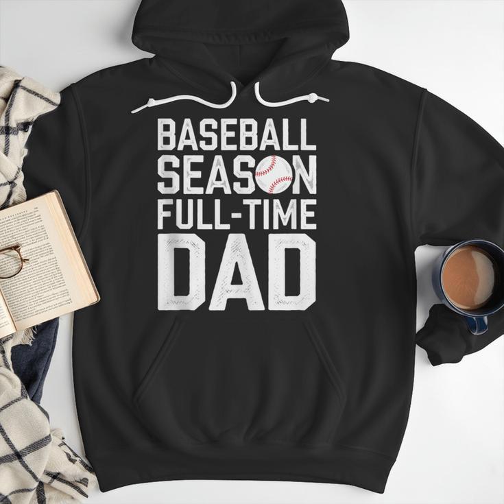 Baseball Dad Father Homerun Fathers Day Baseball Lovers Men Hoodie