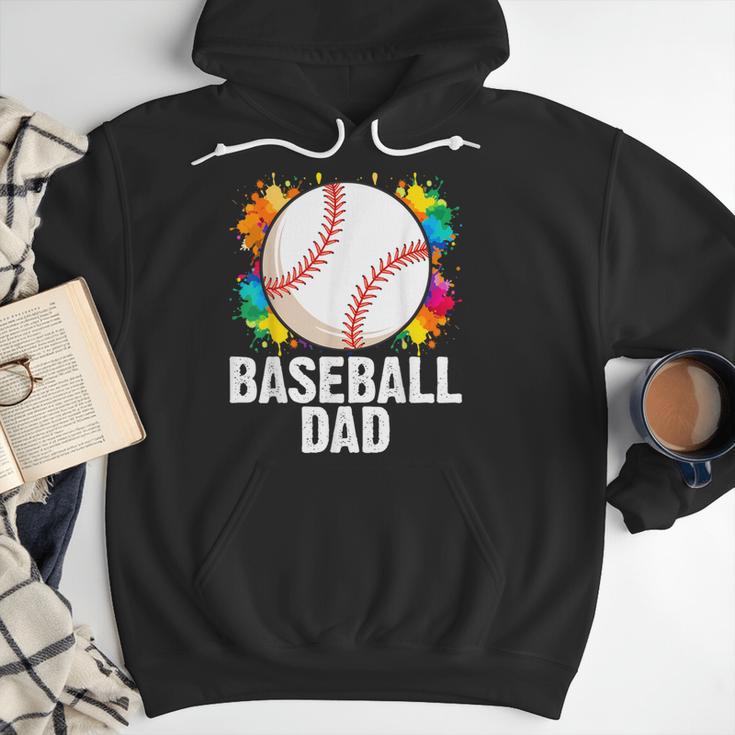 Baseball Dad Fathers Day For Daddy Papa Father Men Hoodie Baseball Dad Fathers Day For Daddy Papa Father Men Hoodie
