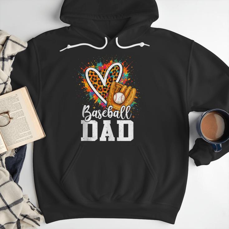 Baseball Dad Fathers Day Men Hoodie Baseball Dad Fathers Day Men Hoodie