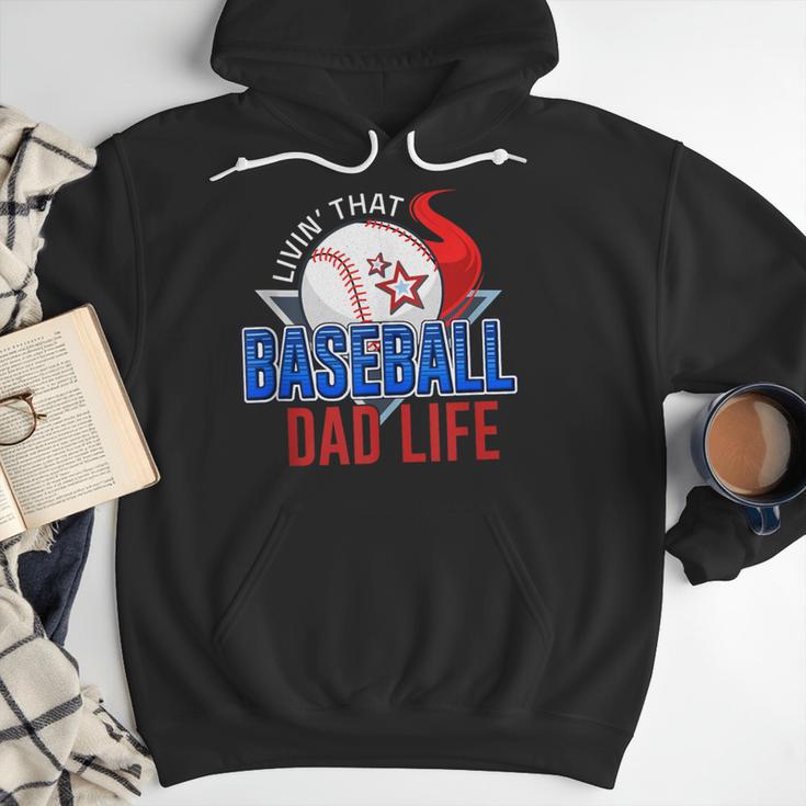Baseball Dad Life Happy Fathers Day Dad Daddy Baseball Lover Men Hoodie Baseball Dad Life Happy Fathers Day Dad Daddy Baseball Lover Men Hoodie