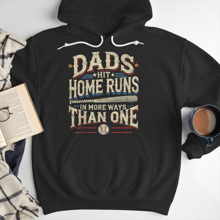 Baseball Dad Men Dads Hit Home Runs In More Ways Than One Men Hoodie